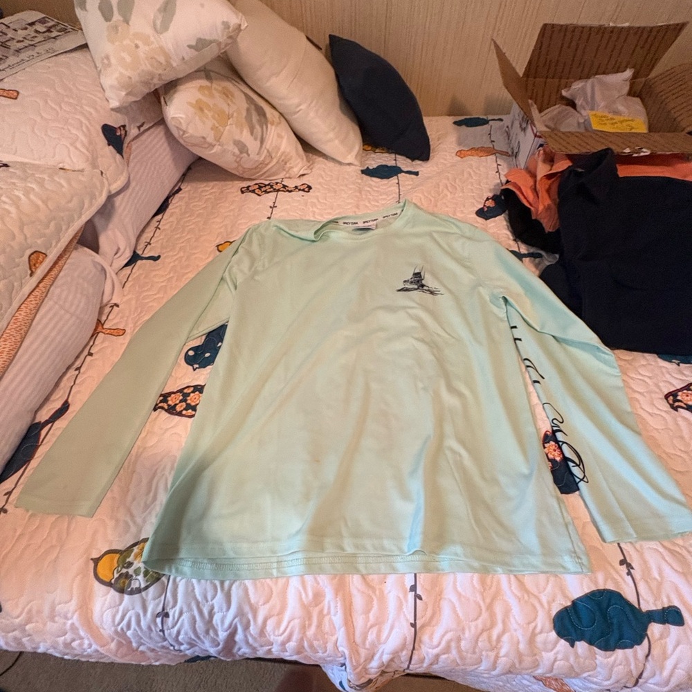 Light Green Long Sleeve Tee